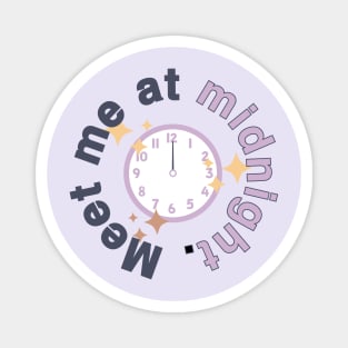 Meet Me At Midnight Lavender Magnet